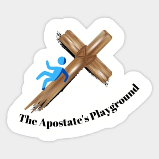 The Apostate's Playground Slide Logo Sticker